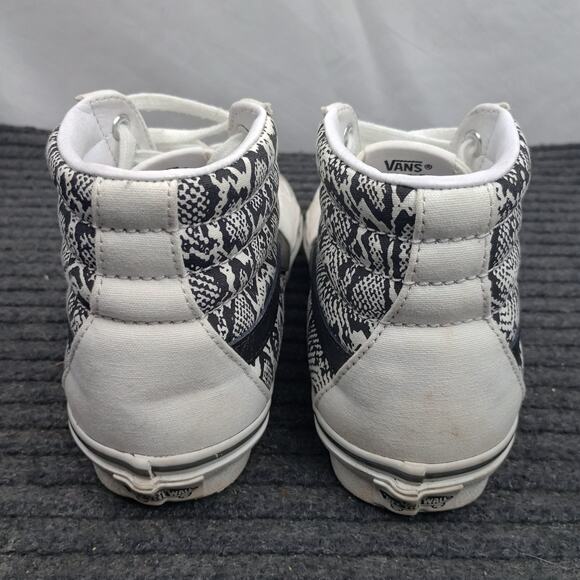 VANS Sk8 Hi Python Texture White High Top Unisex Women 5.5 Sneakers - Picture 7 of 7
